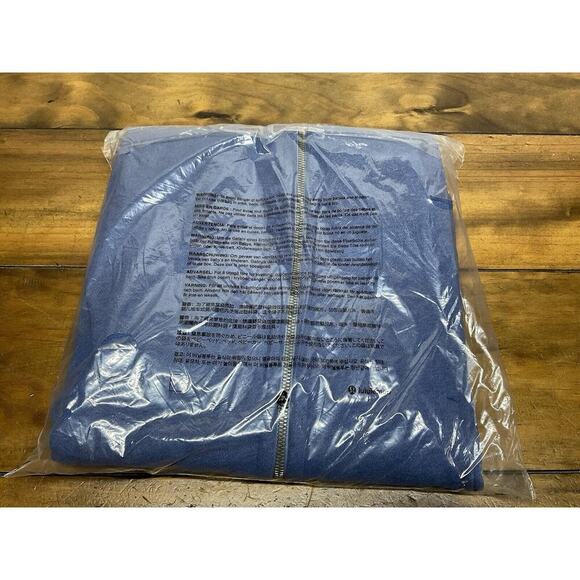 Lululemon Scuba Full-Zip Hoodie Heathered Oasis Blue Size 14 NWT - Picture 4 of 7